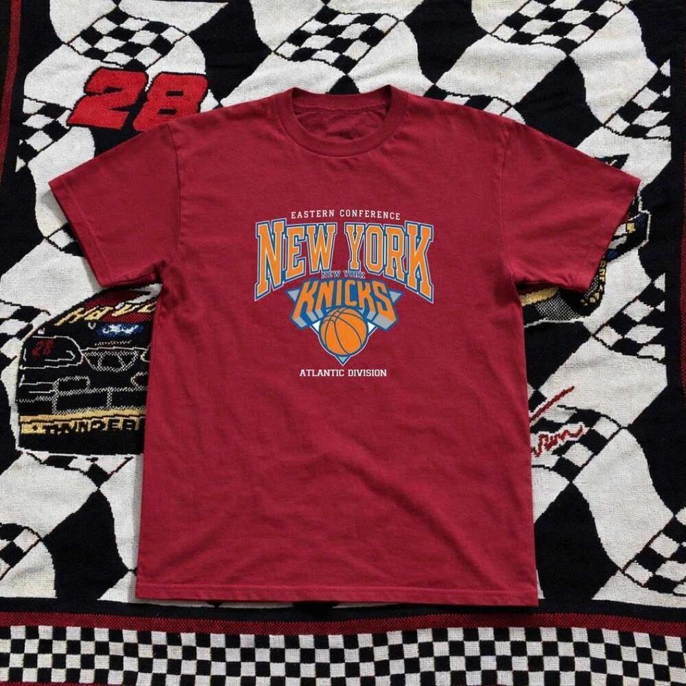 New York Knicks Nba Red T Shirt